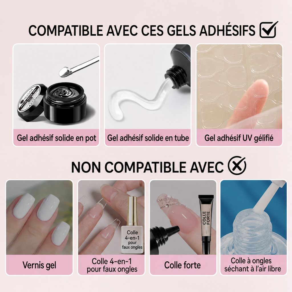 Dissolvant Gel UV Express – Retrait Facile Sans Abîmer les Ongles